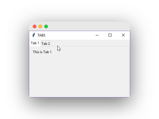 Creating Tabbed Widget With Python For GUI Application Creating Tabbed Widget With Python For GUI Application